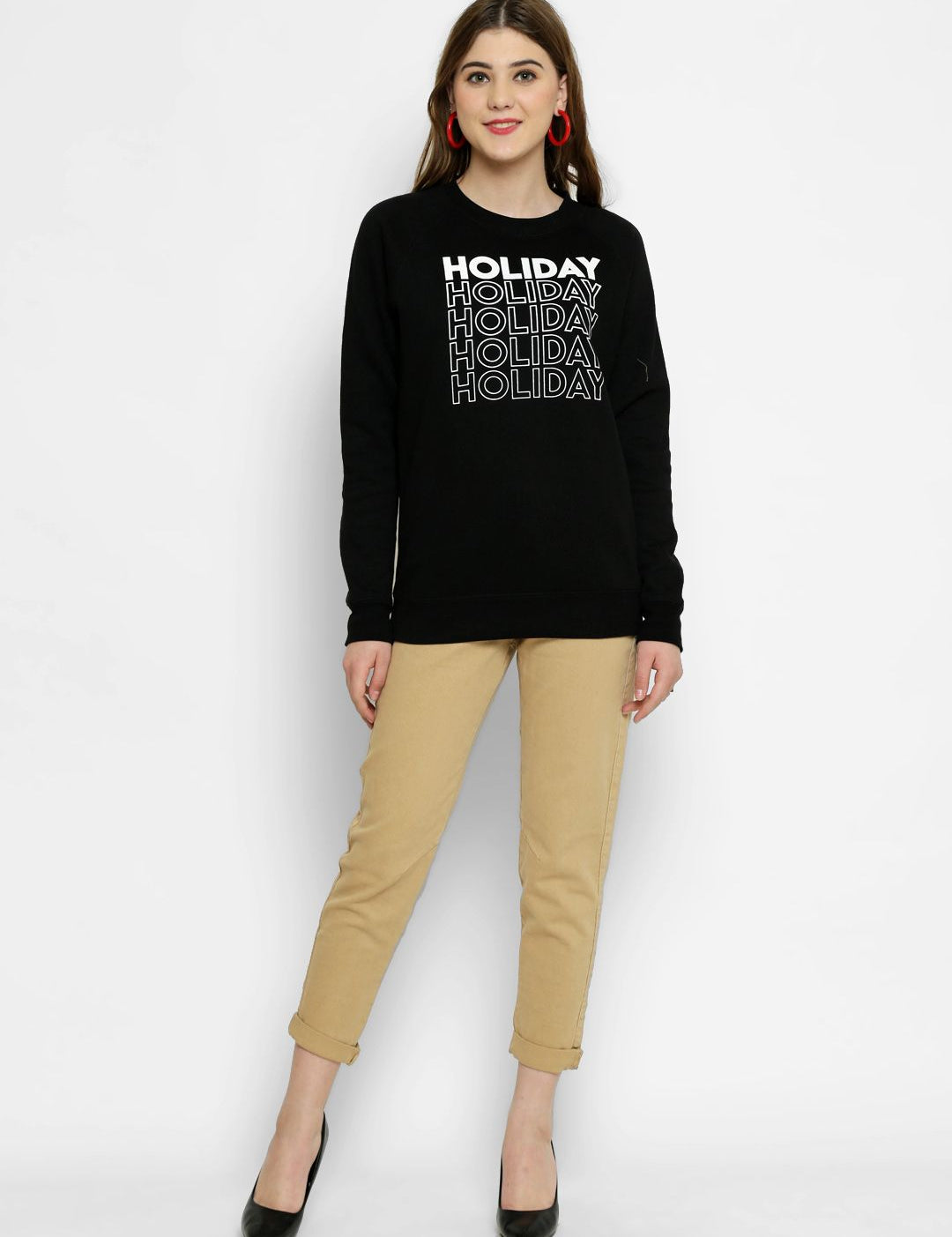 Kotty Women Beige Slim Fit High-Rise Clean Look Jeans