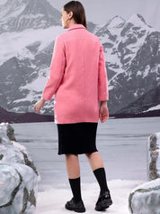 Kotty Women Regular Fit Single-Breasted Cotton Overcoat