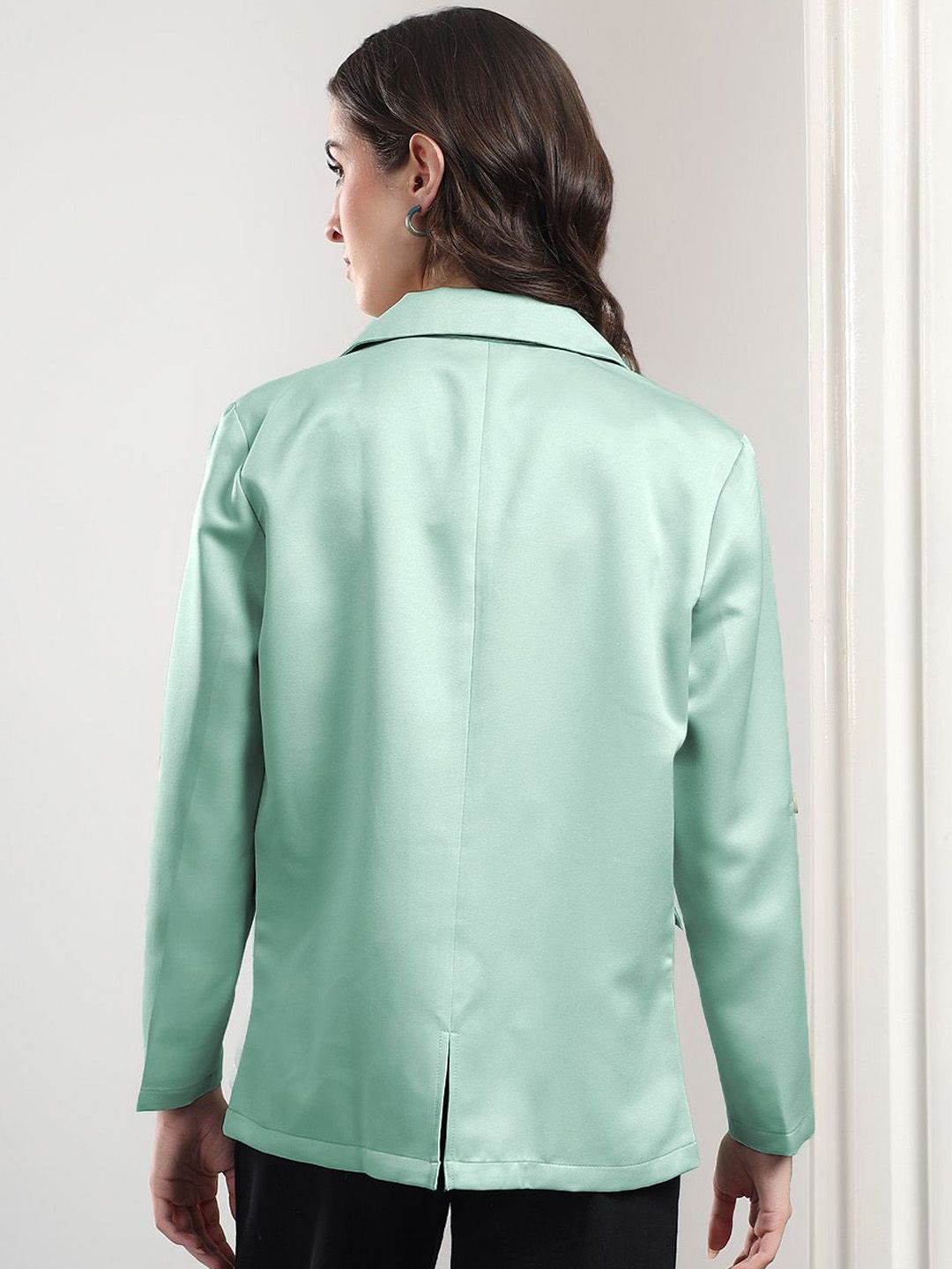 Kotty Notched Lapel Front Open Blazer