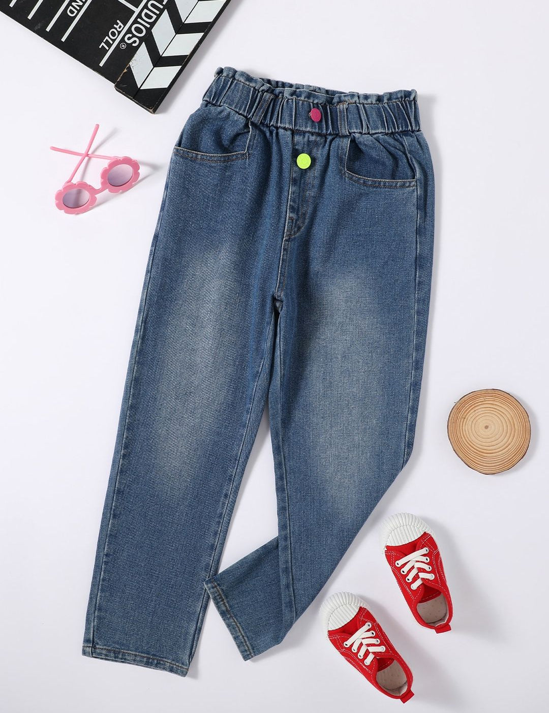 Kotty Girls Blue Jean Light Fade Jeans