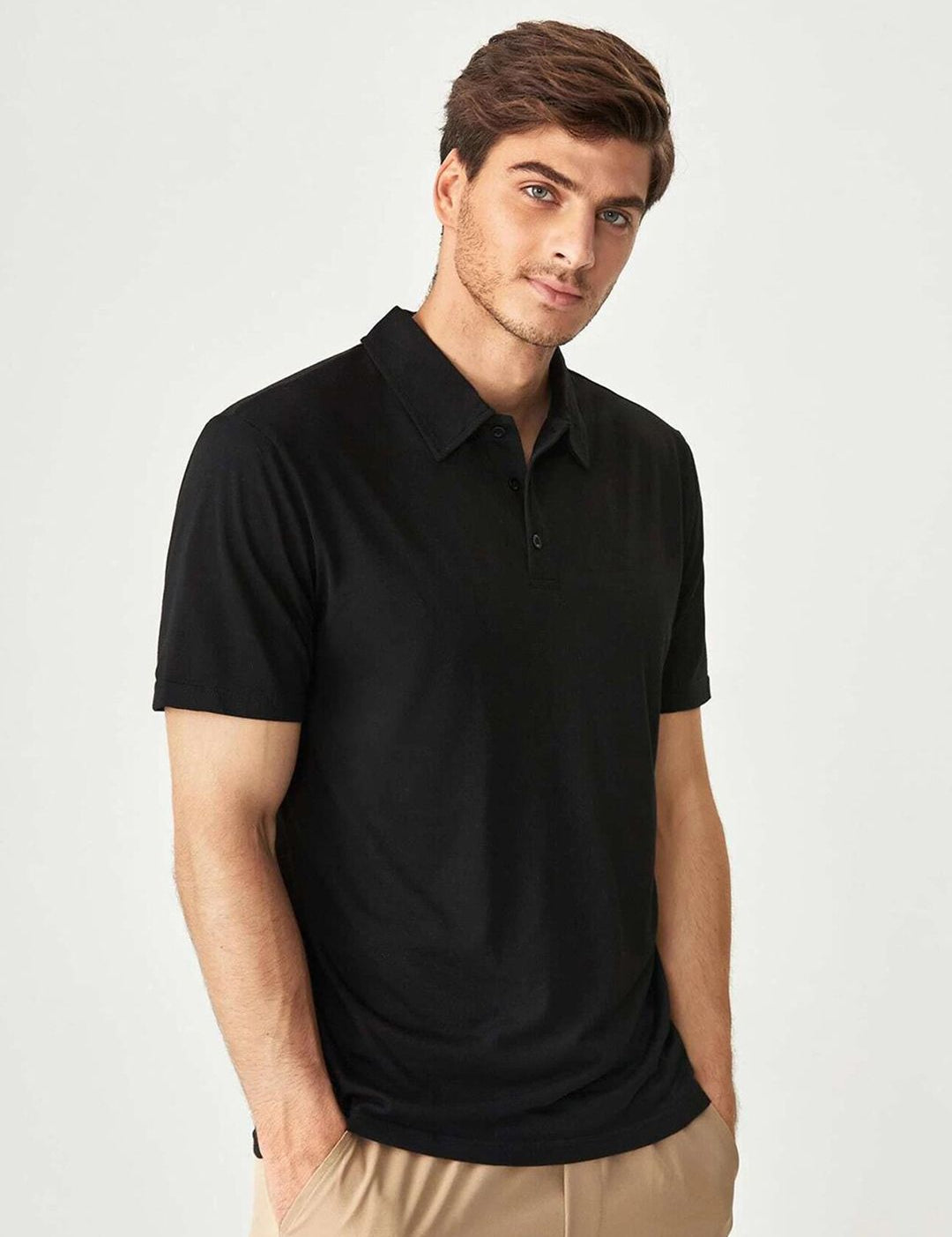 Kotty Polo Collar Cotton T-shirt