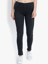 Kotty Women Black Skinny Fit High-Rise Clean Look Jeans
