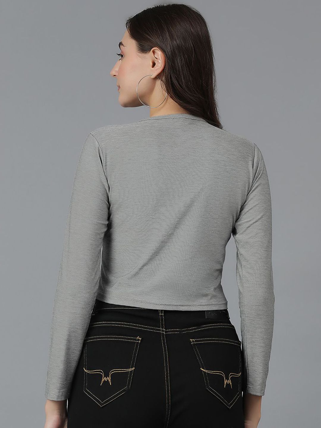 Kotty Round Neck Cotton Slim Fit T-shirt