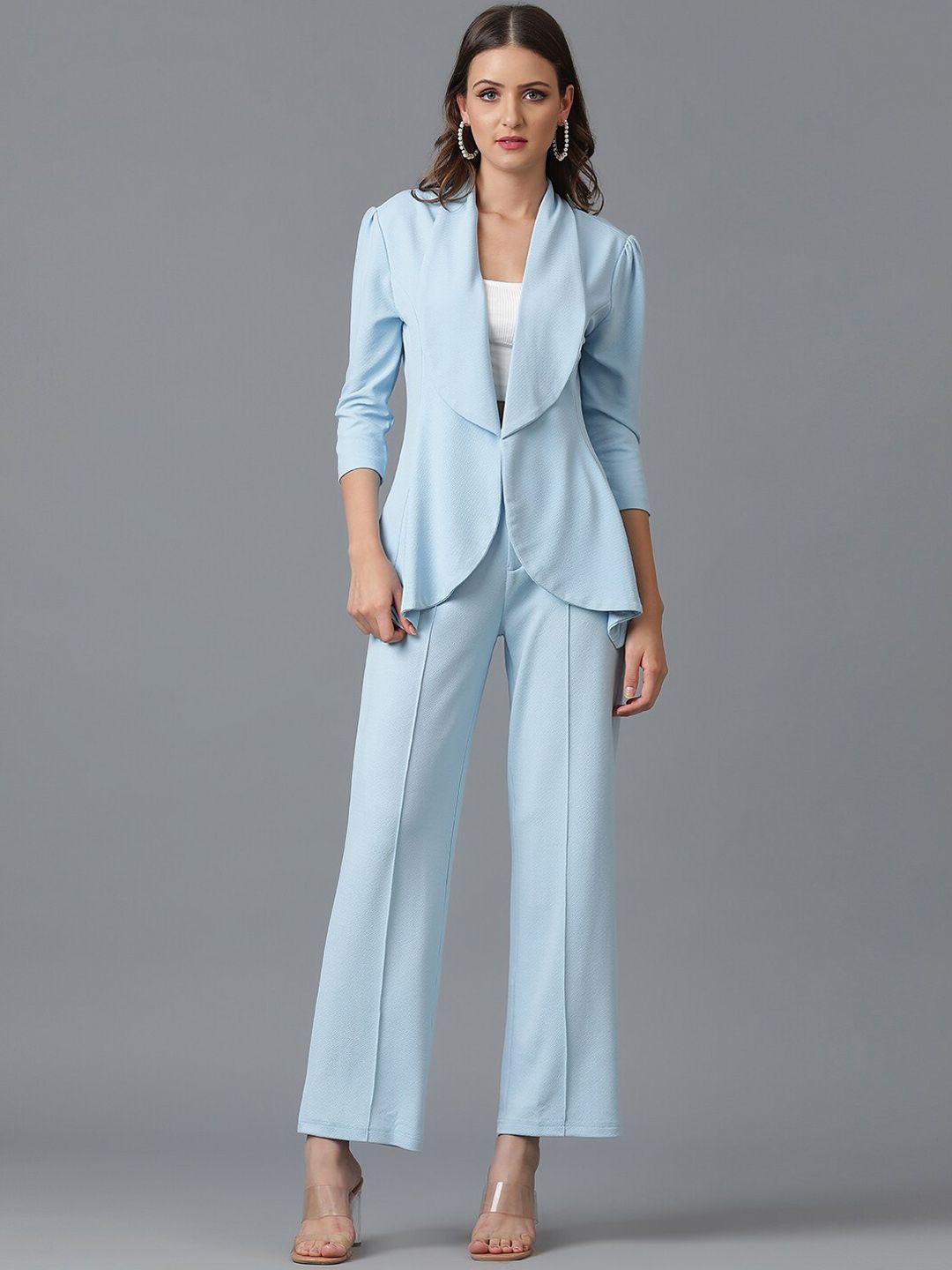 Kotty Shawl Neck Coat With Trouser  