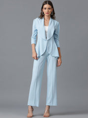 Kotty Shawl Neck Coat With Trouser  