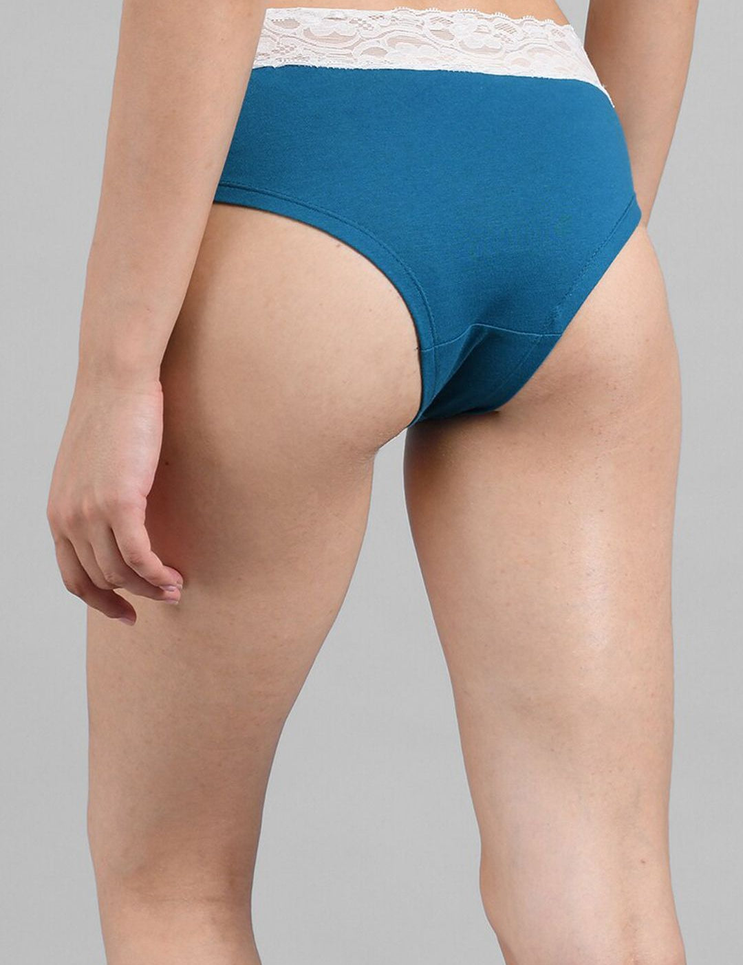 Kotty Women Blue Solid Hipster Briefs KTTWOMENSPANTY15