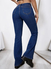 Kotty Women Bootcut High-Rise Clean Look Stretchable Jeans