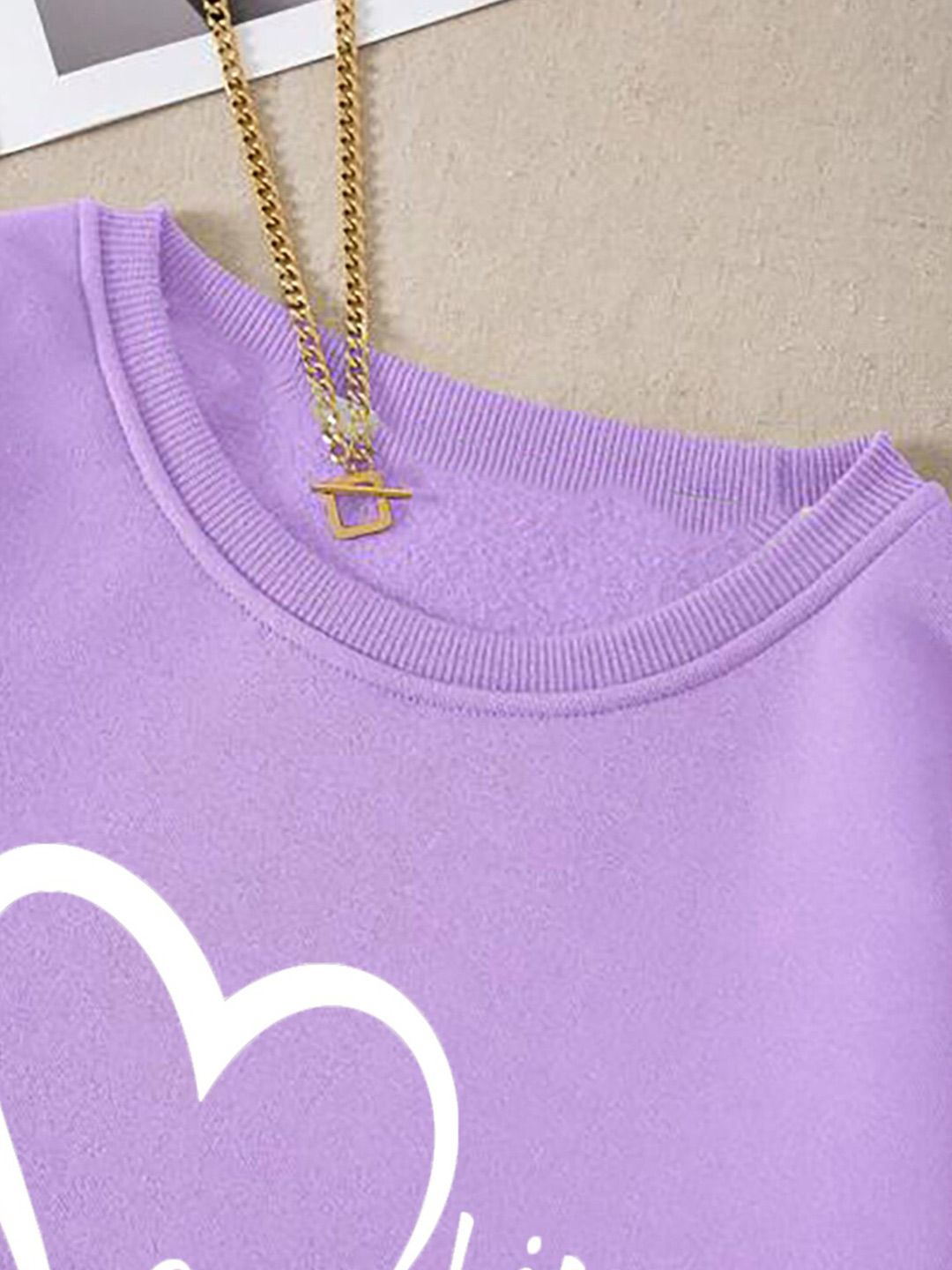 Kotty Graphic Printed Fleece Sweatshirt