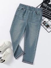 Kotty Girls Blue Jean Heavy Fade Jeans