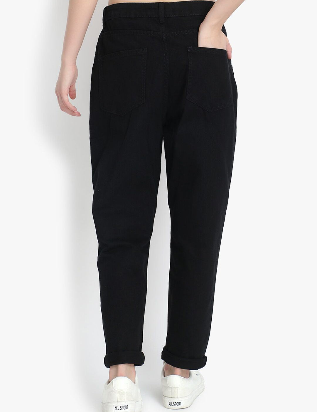 Kotty Women Black Jean Slim Fit High-Rise Stretchable Jeans