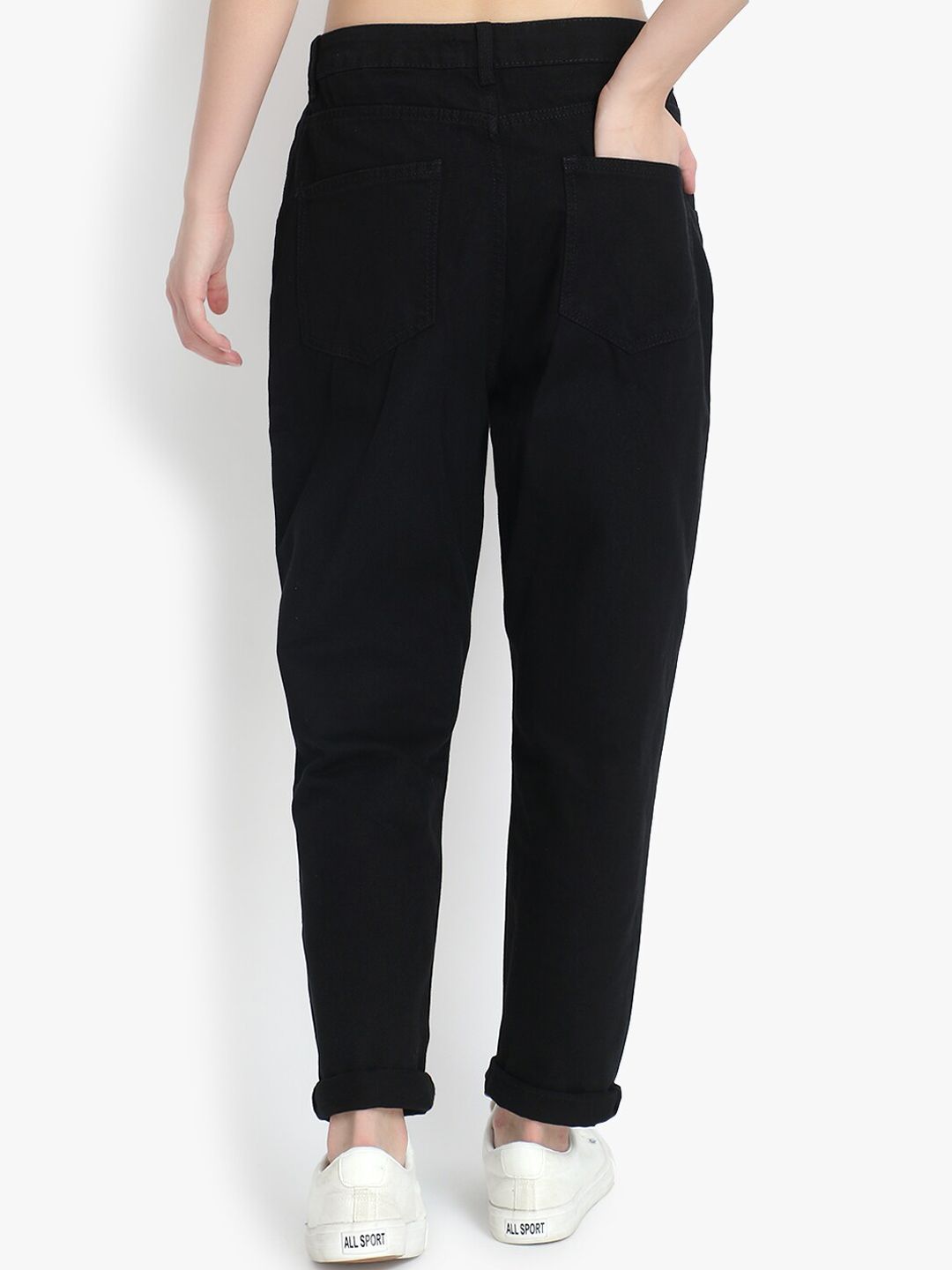 Kotty Women Black Jean Slim Fit High-Rise Stretchable Jeans