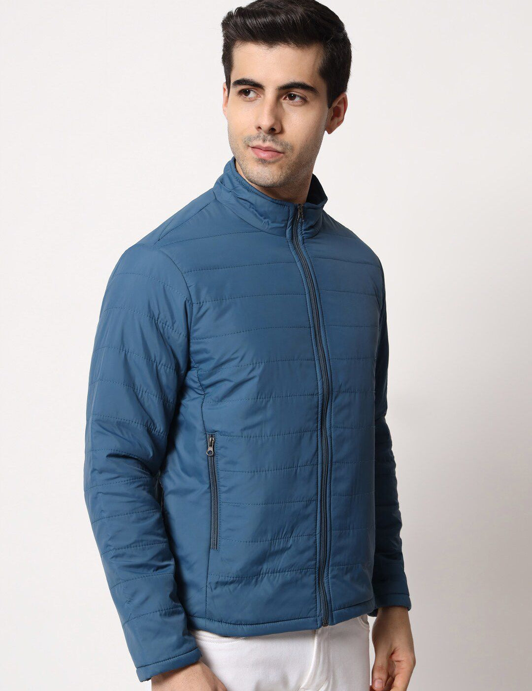 Kotty Men Blue Outdoor Puffer Jacket