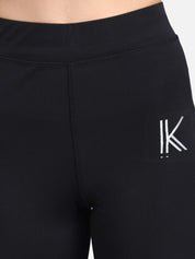 Kotty Women Black Solid Tights