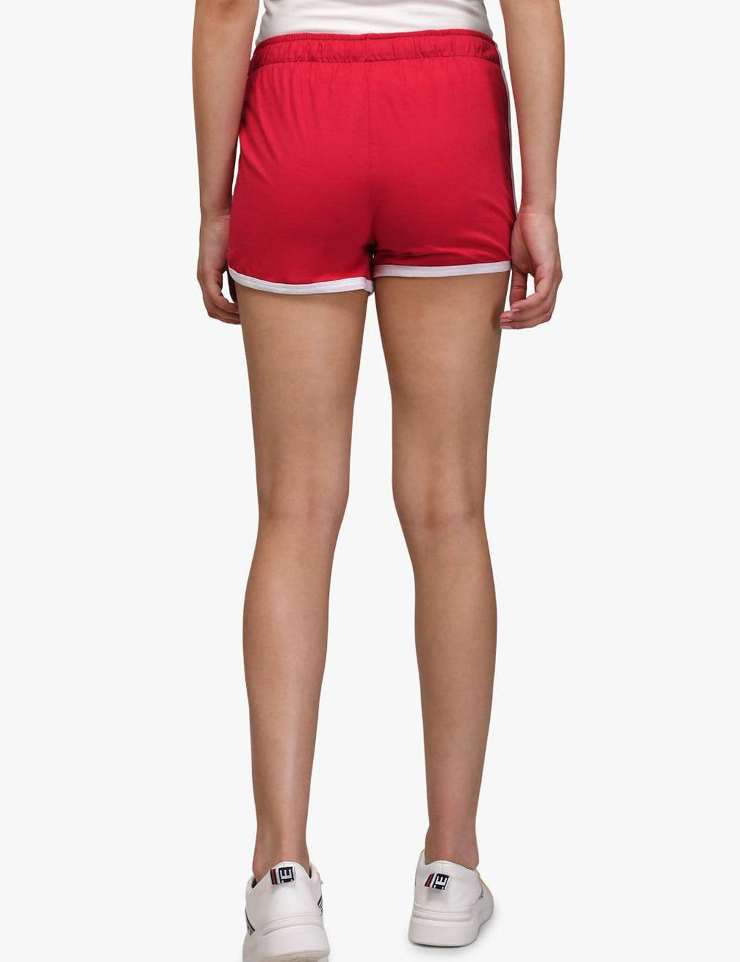 Kotty Women Pack Of 2 Multicoloured Colourblocked Regular Fit Hot Pants