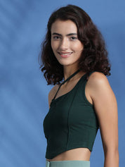 Kotty Women Solid One Shoulder Top