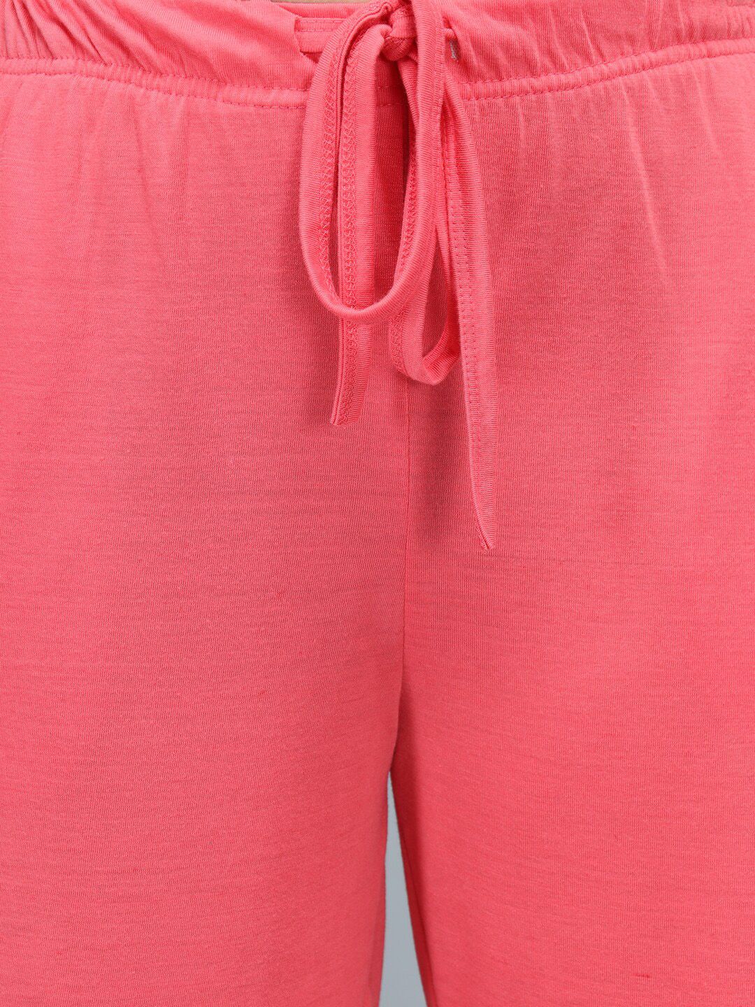 Kotty Women Pink Loose Fit High-Rise Parallel Trousers