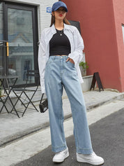 Kotty Women Blue Jean High-Rise Clean Look Stretchable Jeans