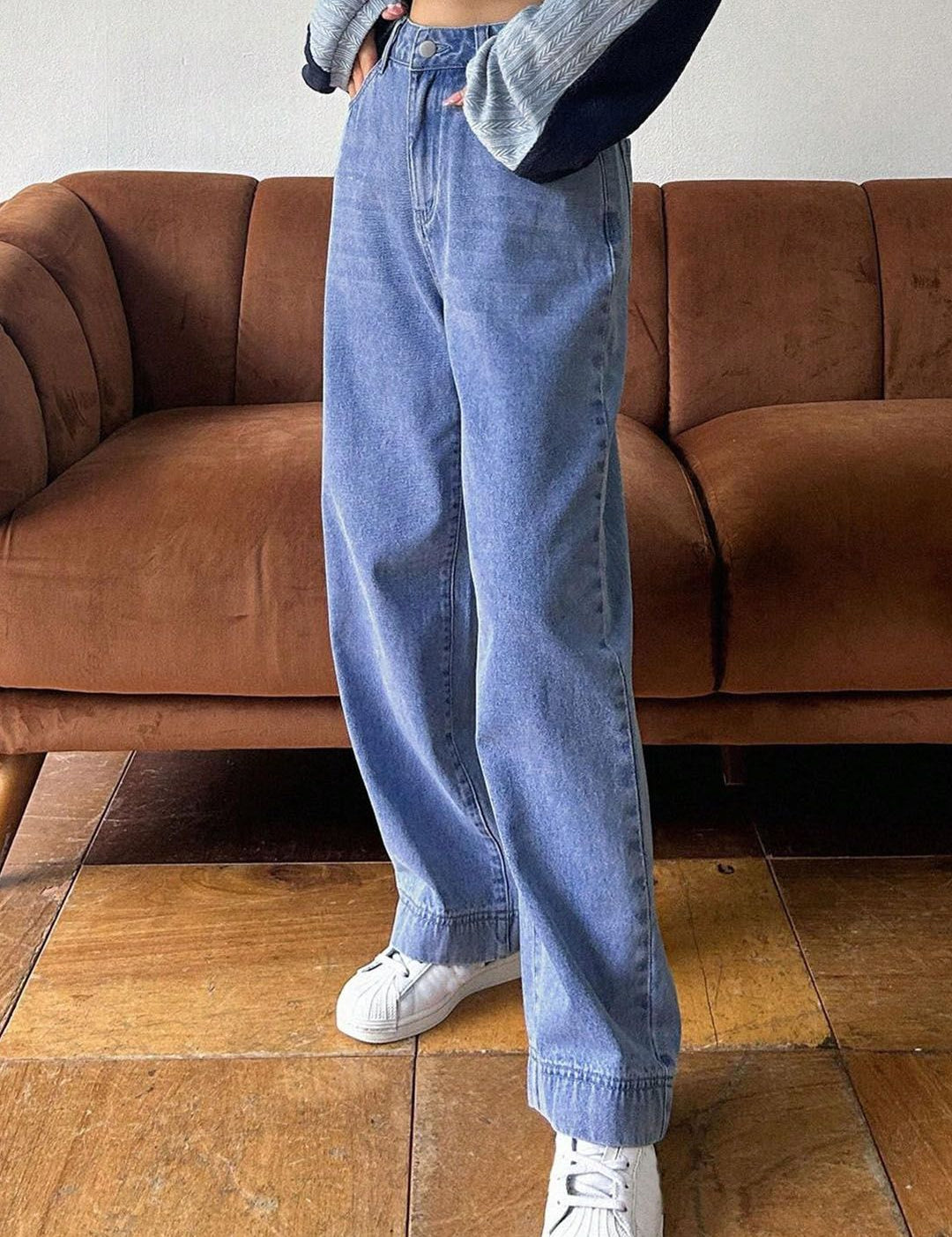 Kotty Women Wide Leg High-Rise Stretchable Jeans