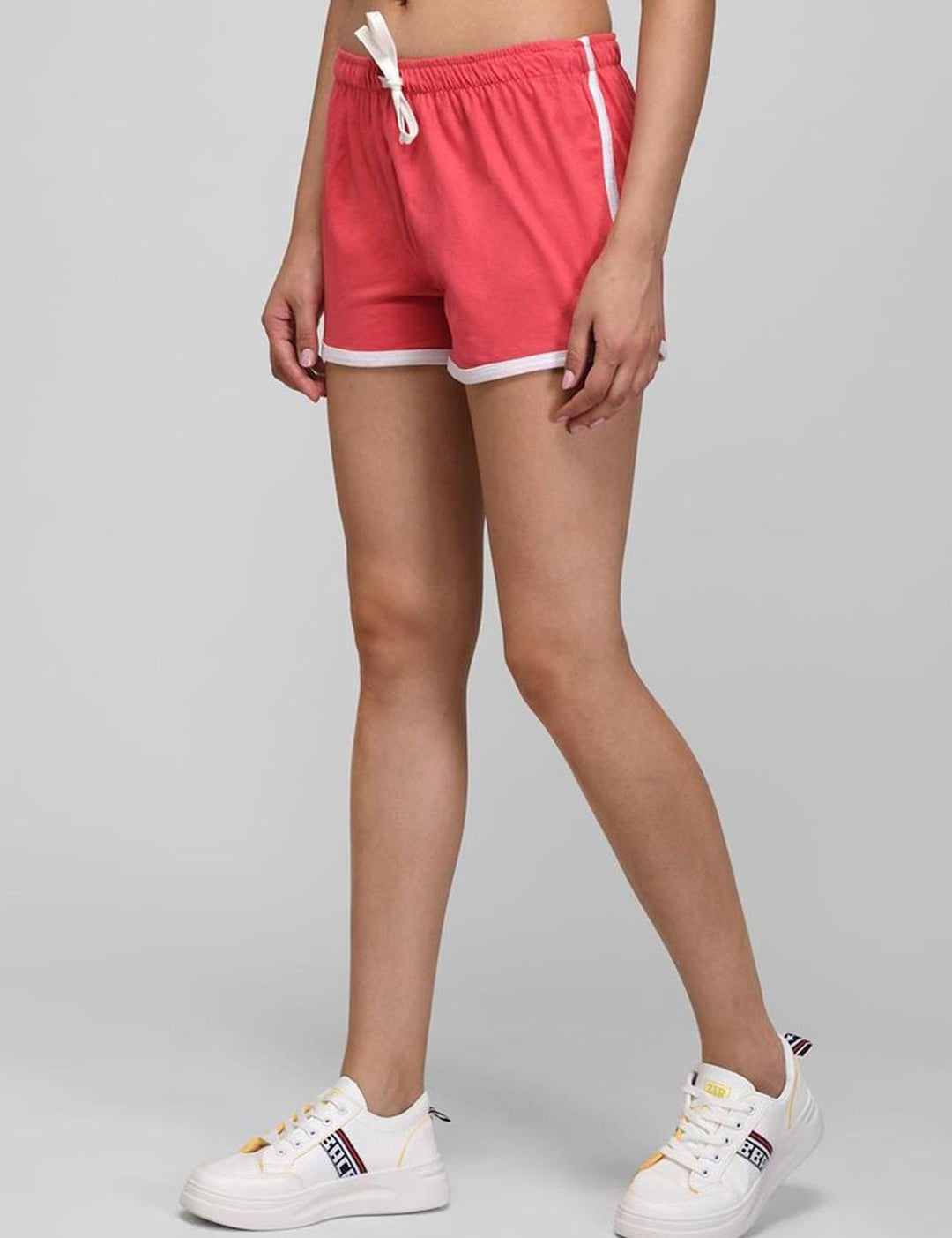 Kotty Pack of 2 Women Slim Fit Low-Rise Gym Cotton Shorts