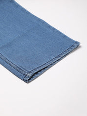 Kotty Women Blue Flared High-Rise Stretchable Jeans