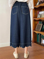 Kotty Women Flared High-Rise Clean Look Cropped Stretchable Jeans