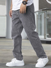 Kotty Men Regular Fit Mid-Rise Stretchable Jeans