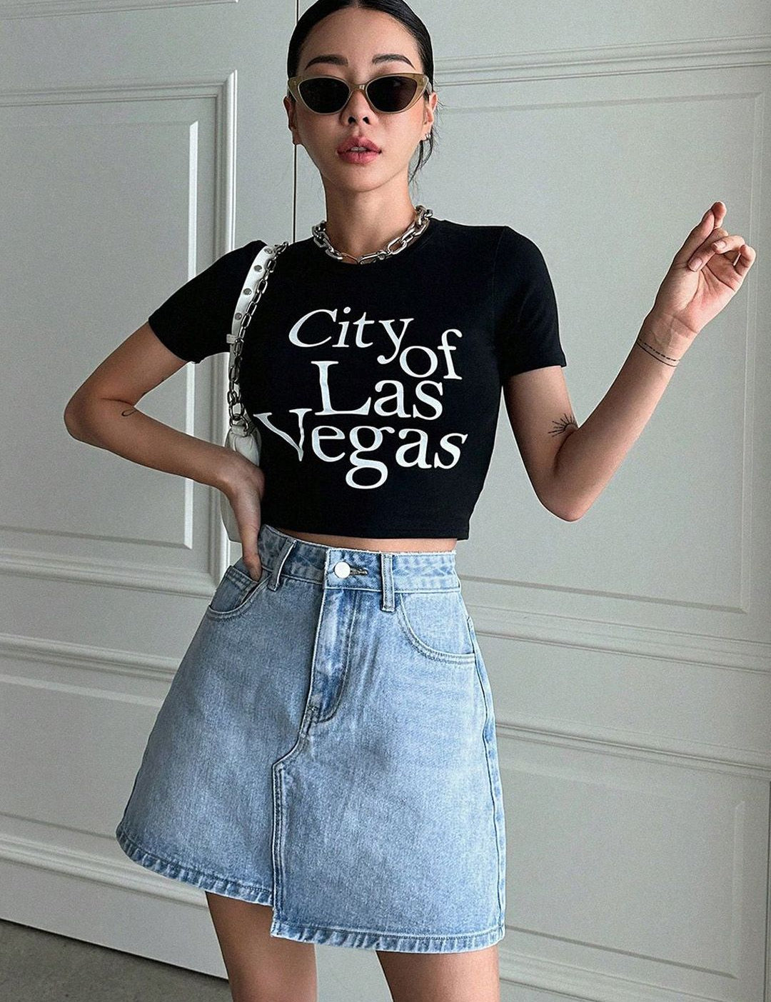 Kotty A-Line Above Knee Length Skirt