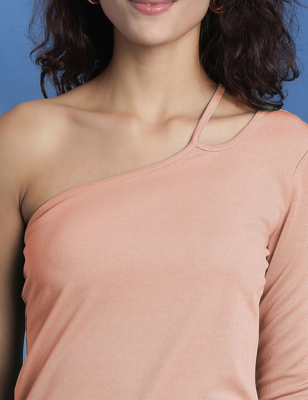 Kotty Women Solid One Shoulder Top