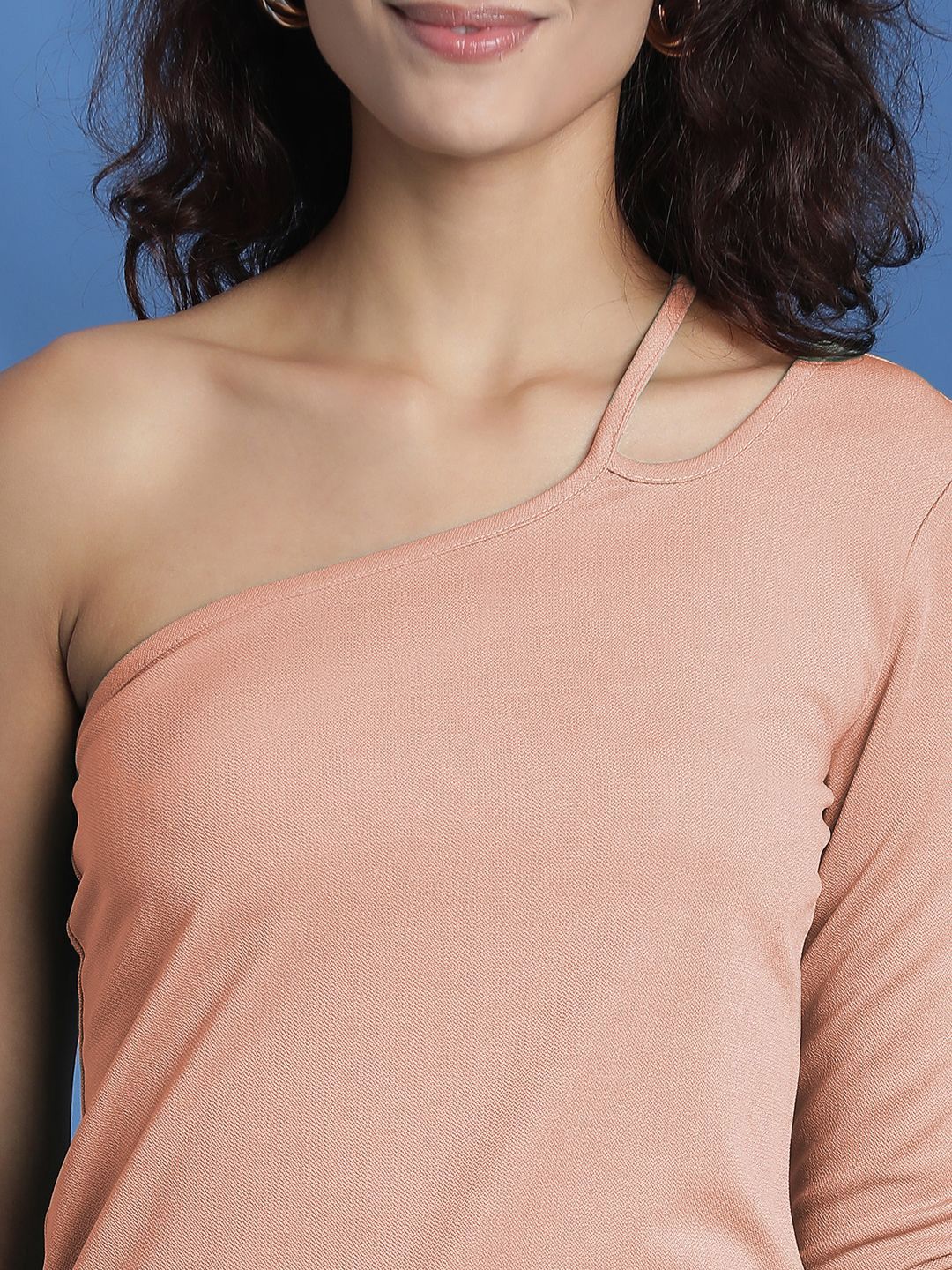 Kotty Women Solid One Shoulder Top