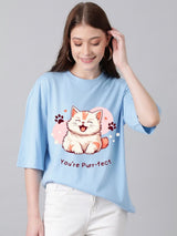Kotty Women Printed T-shirt