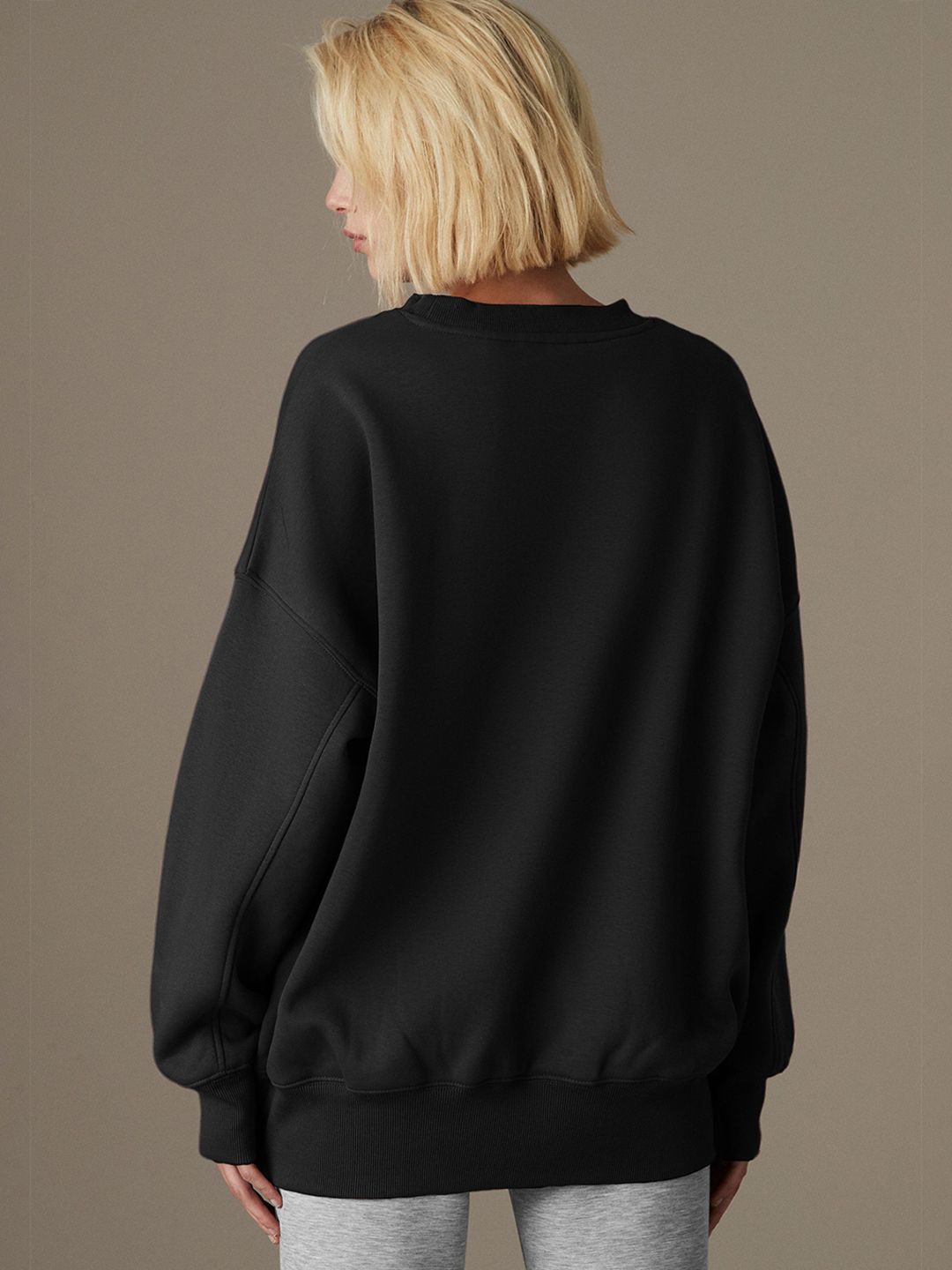 Kotty Women Round Neck Long Sleeves Sweatshirt