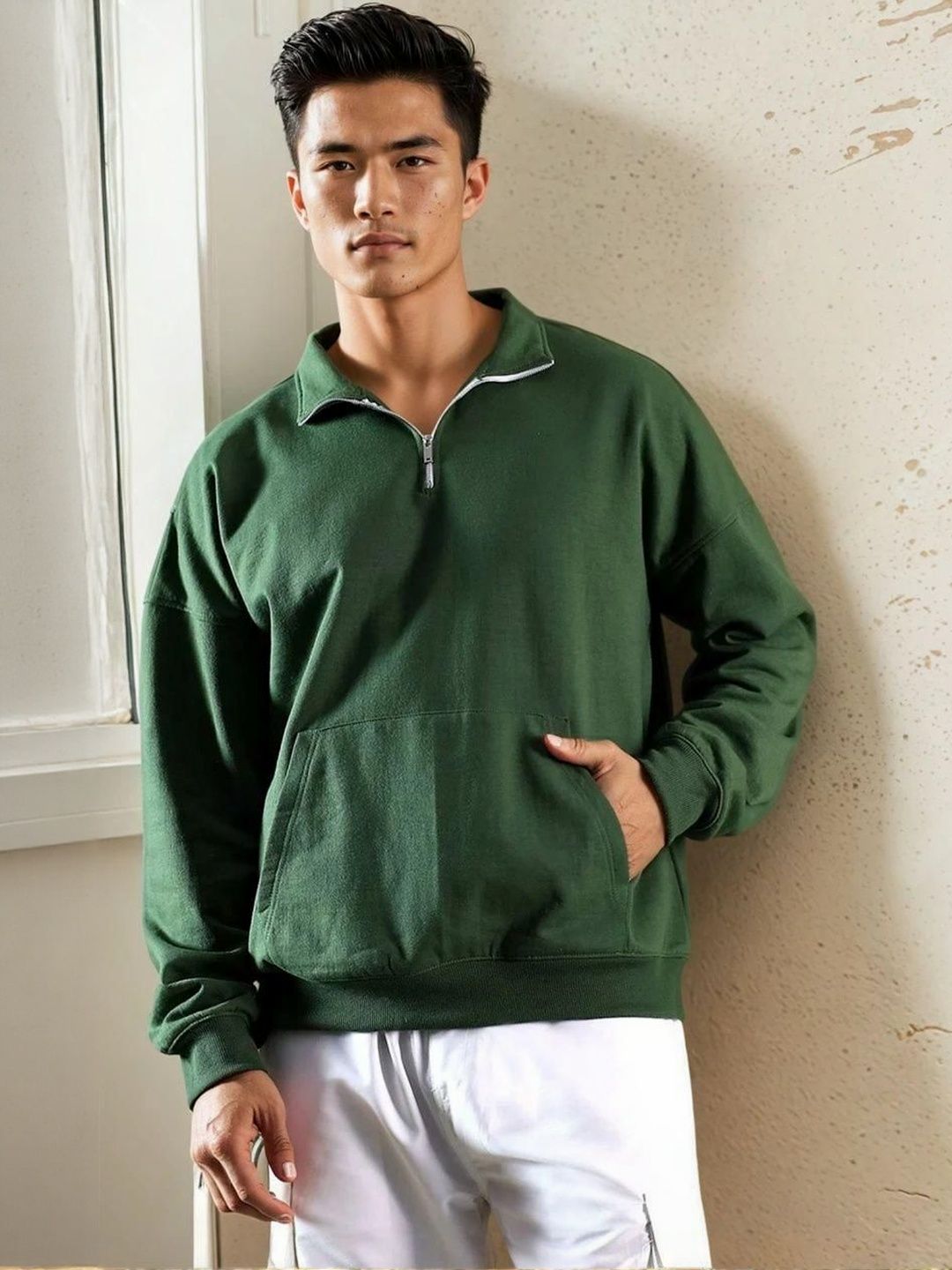 Kotty Men Mock Neck Sweatshirt