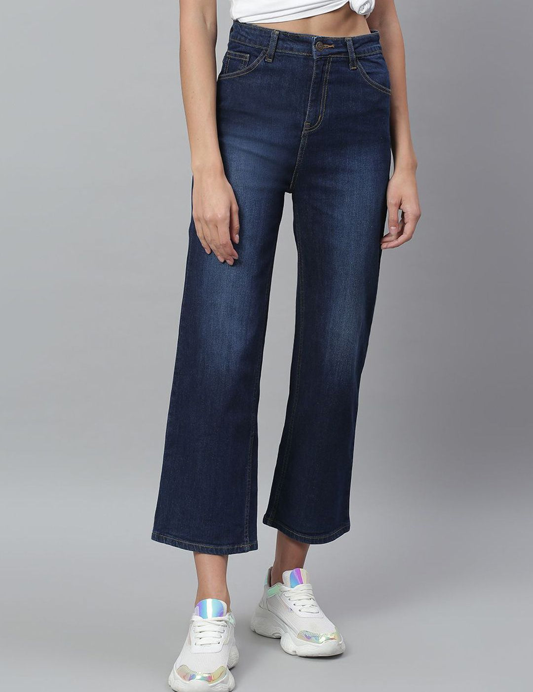 Kotty Women Jean Bootcut High-Rise Stretchable Jeans