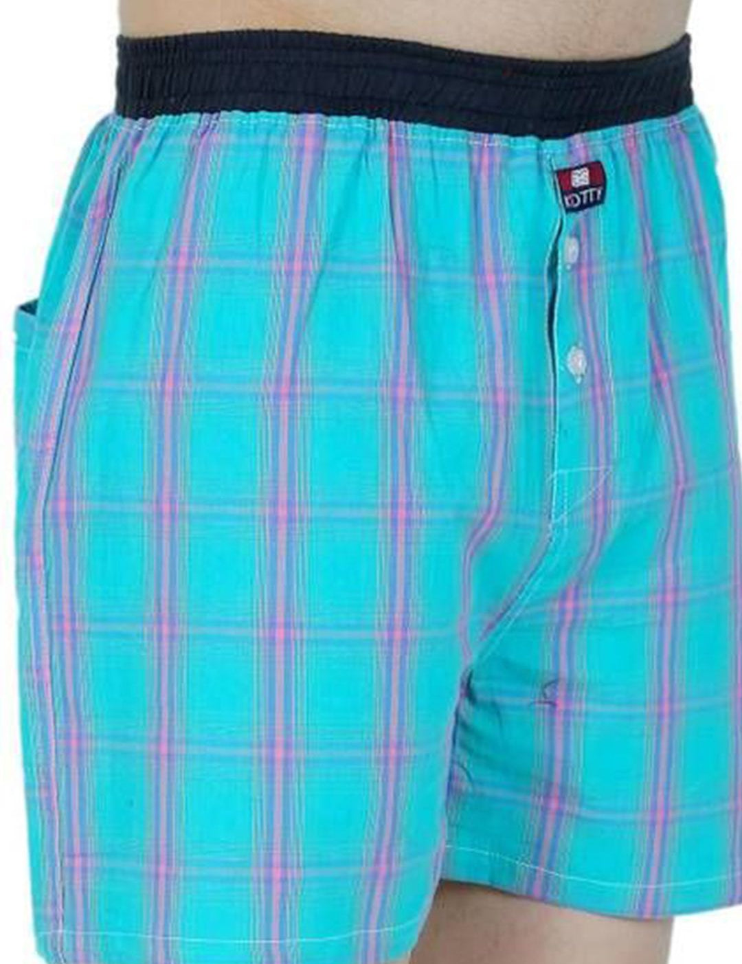 Kotty Men Checked Mid-Rise Boxer KTTNEWBOXER17S