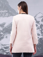 Kotty Women Mandarin Collar Overcoat