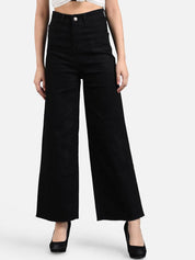 Kotty Girls Wide Leg High-Rise Stretchable Jeans