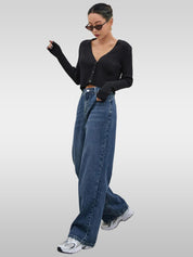 Kotty Women Straight Fit High-Rise Stretchable Jeans