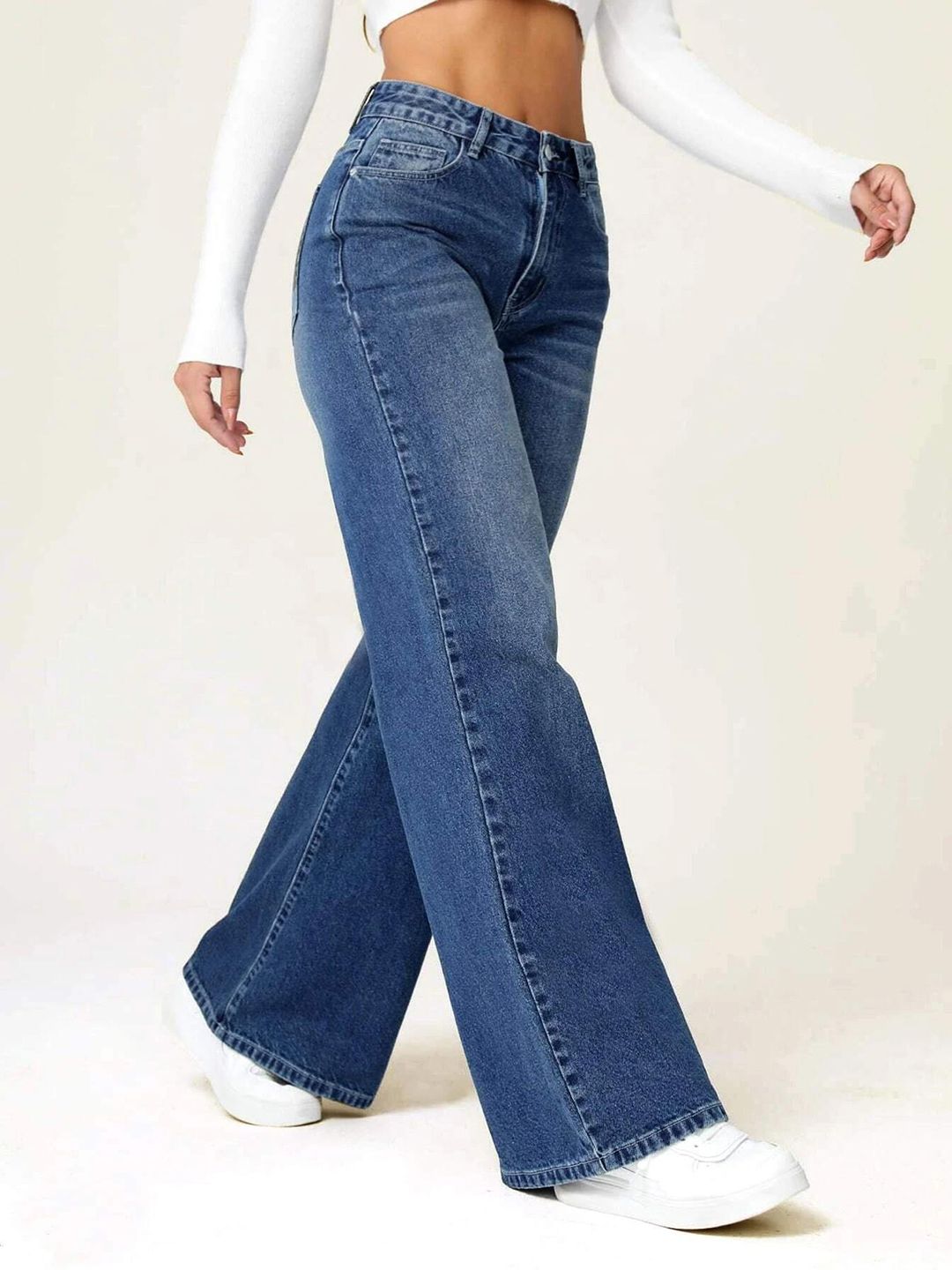 Kotty Women Flared High-Rise Stretchable Jeans
