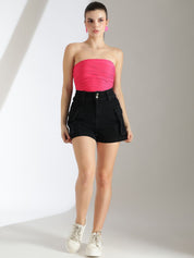 Kotty Women High-Rise Denim Shorts