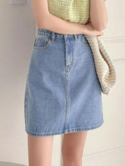 Kotty A-Line Denim Skirt