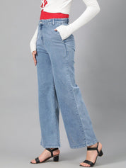 Kotty Women Blue Jean Mid-Rise Stretchable Jeans