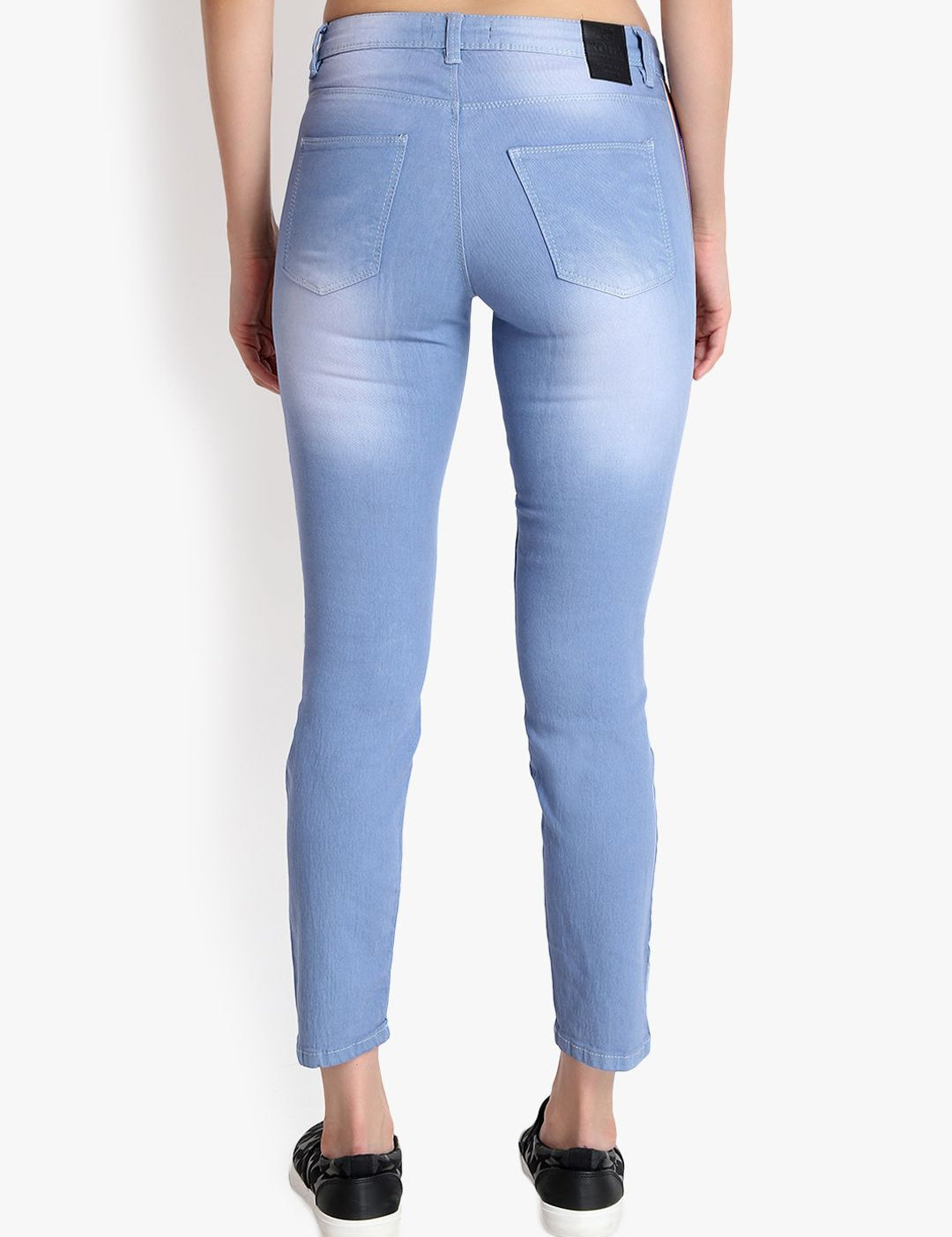 Kotty Women Blue Skinny Fit High-Rise Clean Look Stretchable Jeans