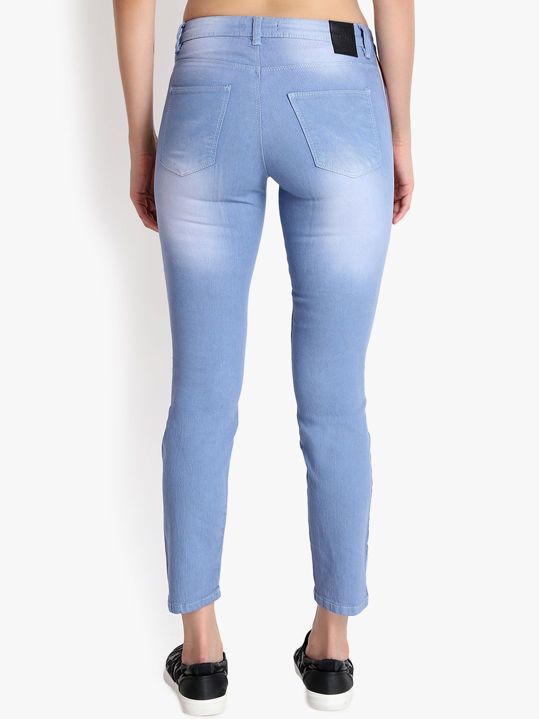 Kotty Women Blue Skinny Fit High-Rise Clean Look Stretchable Jeans