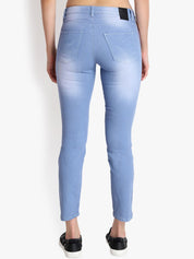 Kotty Women Blue Skinny Fit High-Rise Clean Look Stretchable Jeans