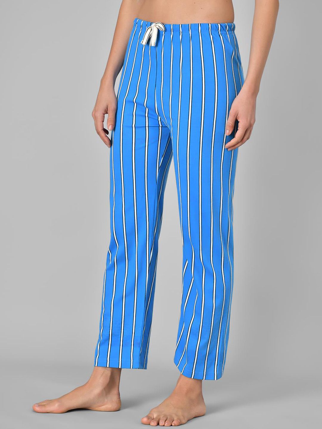 Kotty Striped Cotton Lounge Pants