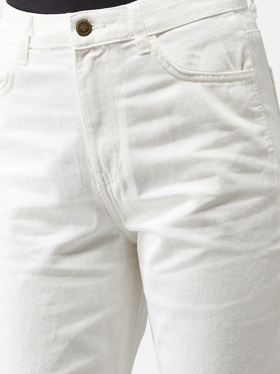 Kotty Women White Skinny Fit Jeans