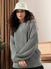 Kotty Women Ribbed Cotton Pullover