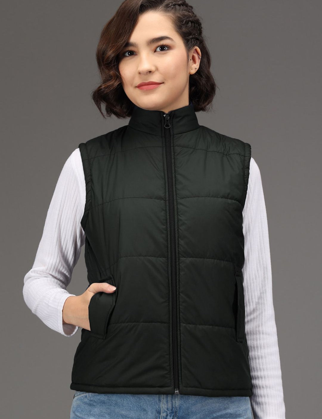 Kotty Women Black Puffer Jacket