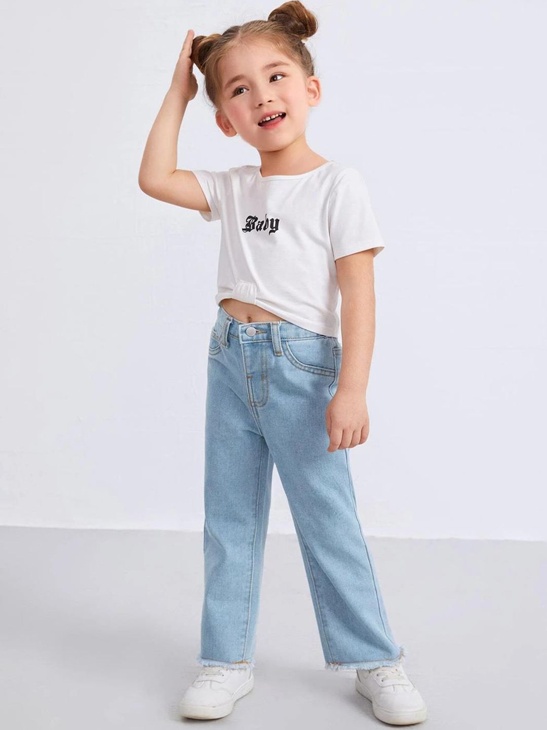 Kotty Girls Jean Mid Rise Cotton Jeans