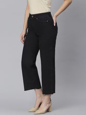 Kotty Women Black Flared Jeans